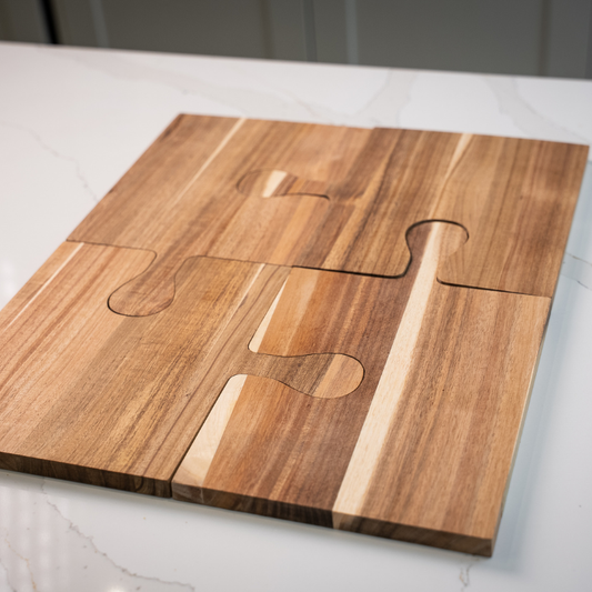 Puzzle Charcuterie Board Set