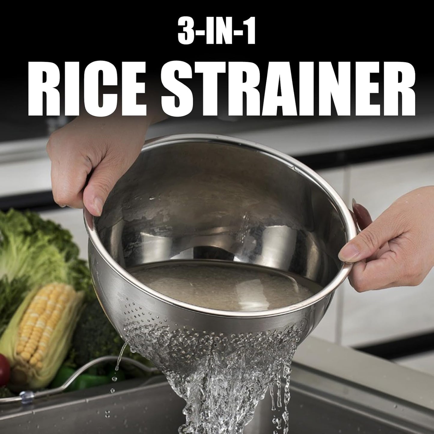 Side Draining Colander