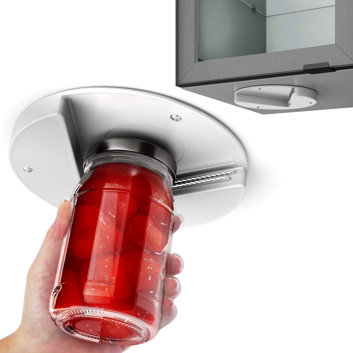 Under Cuboard Jar Opener