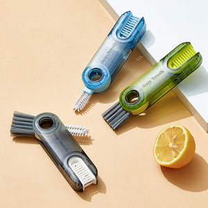 Reusable Cup Lid Cleaning Brush Set