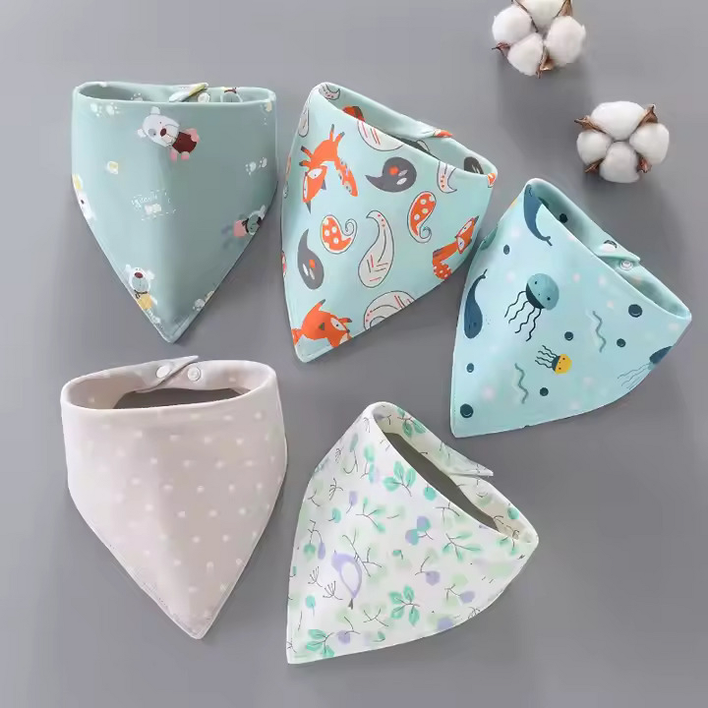 Bandana Bibs Pack Of 5