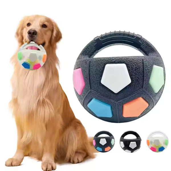 Super Tough Dog Ball With Handle