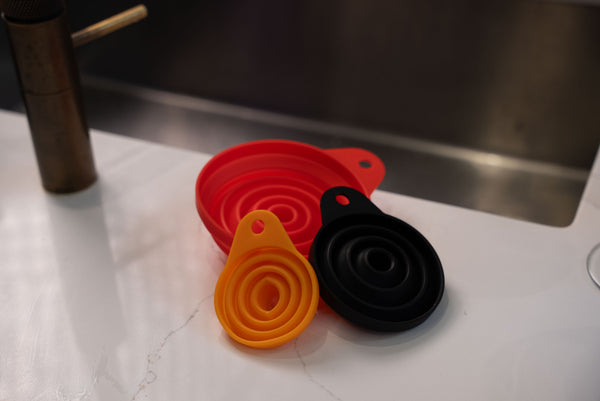 Silicone Funnel Set of 3