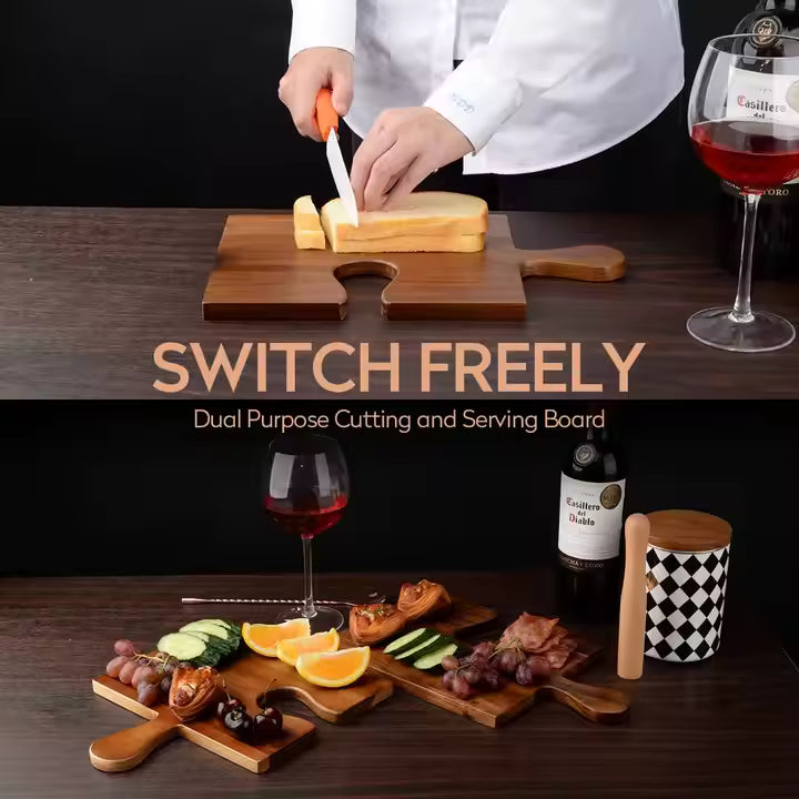 Puzzle Charcuterie Board Set