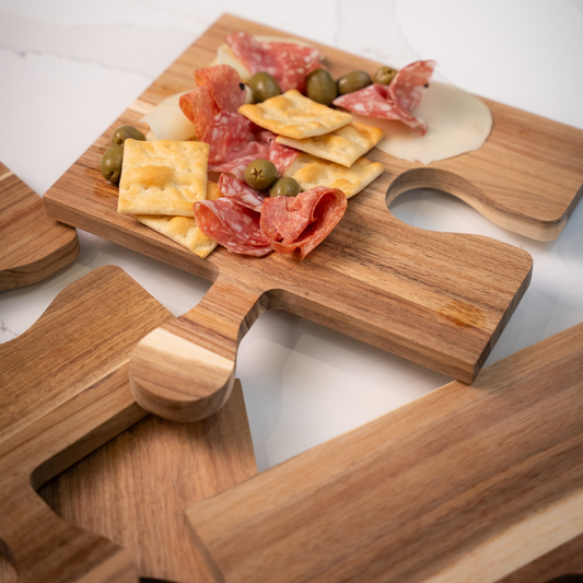 Puzzle Charcuterie Board Set