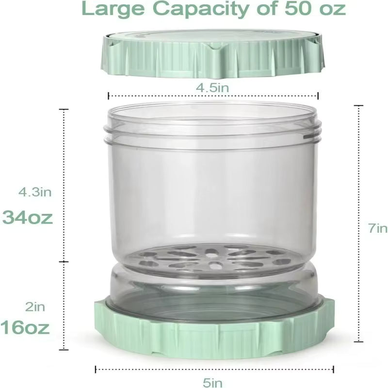 Hourglass Pickle Jar