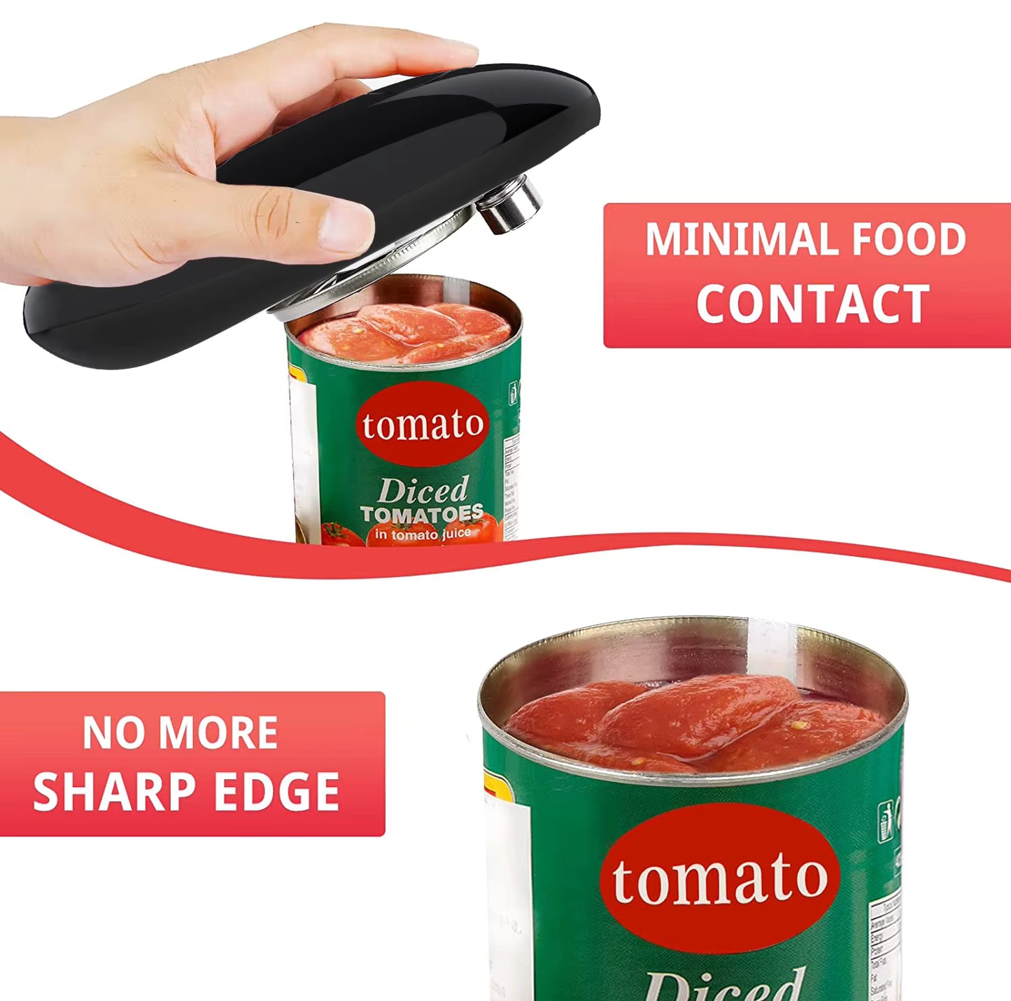 One Touch Electric Tin Opener