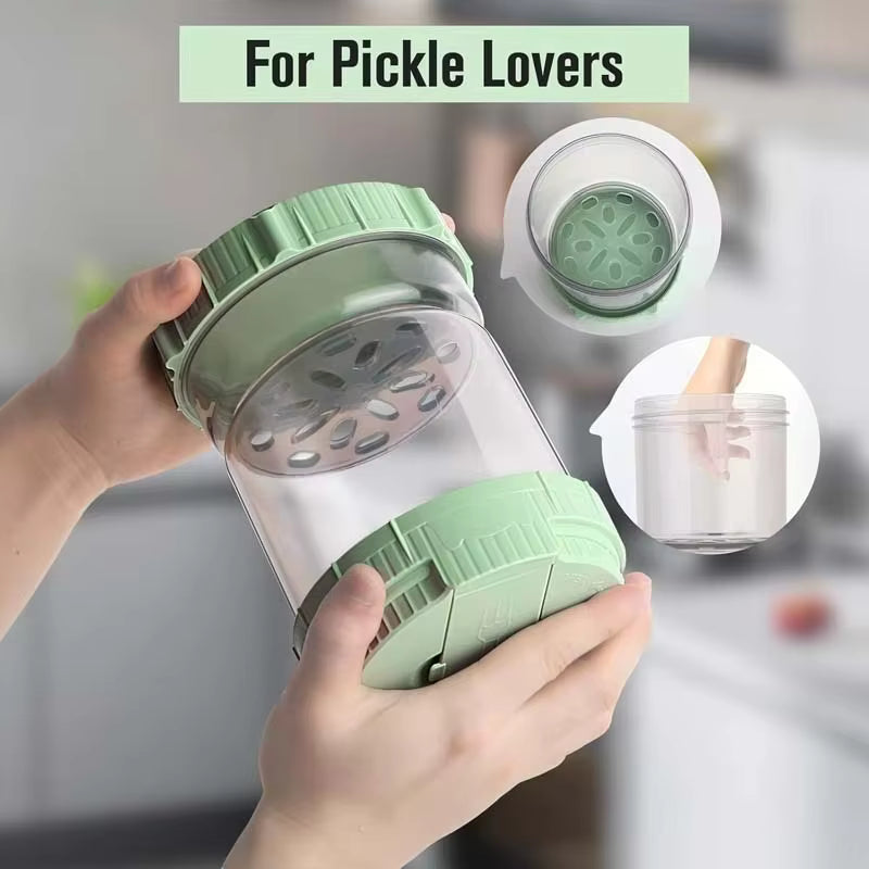 Hourglass Pickle Jar