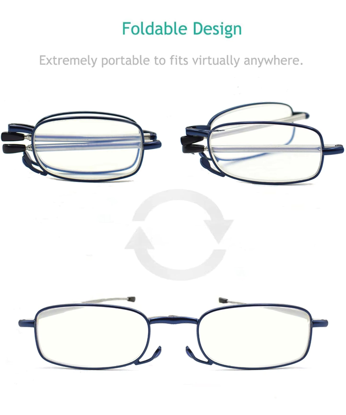 Foldable Reading Glasses with Case