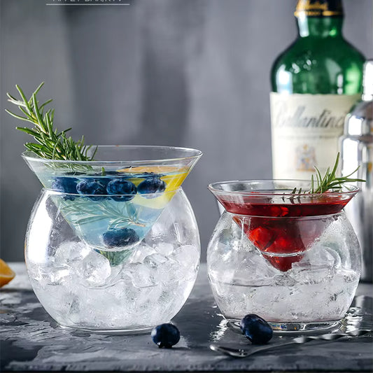 Set of Martini Bowl Glasses