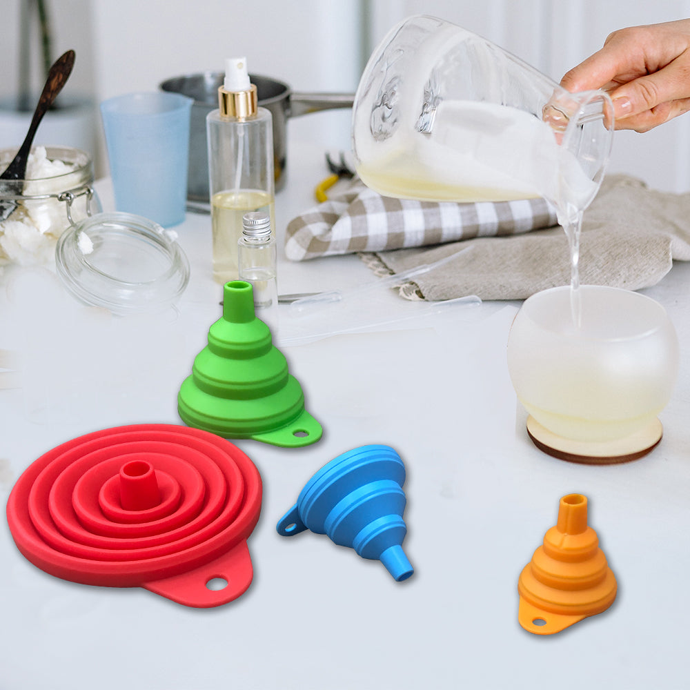 Silicone Funnel Set of 3