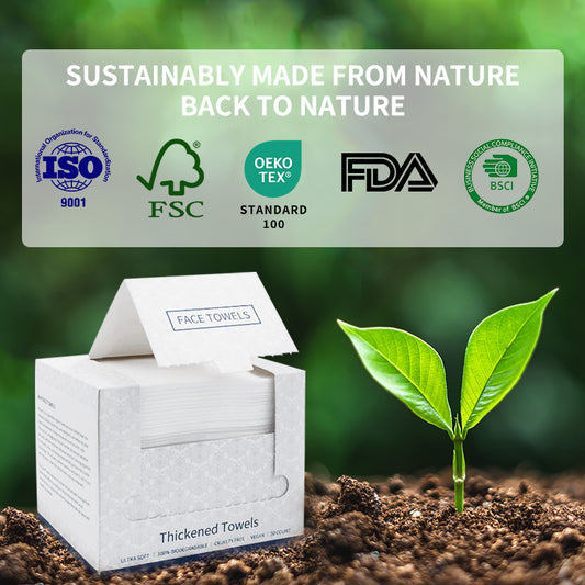 Eco Disposable Face Cloths