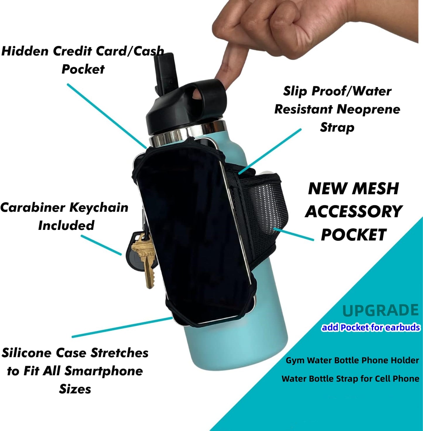 Accessory Holder For Water Bottle