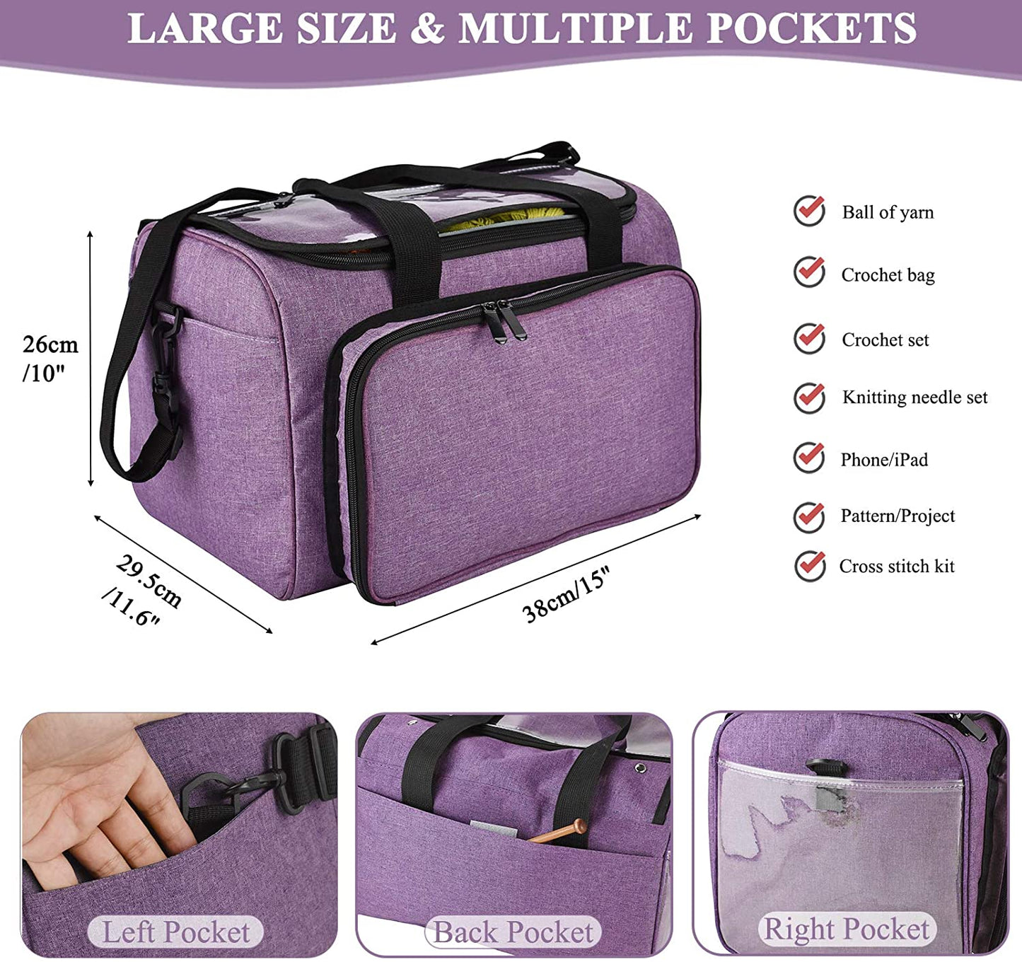 Knitting Storage Bag