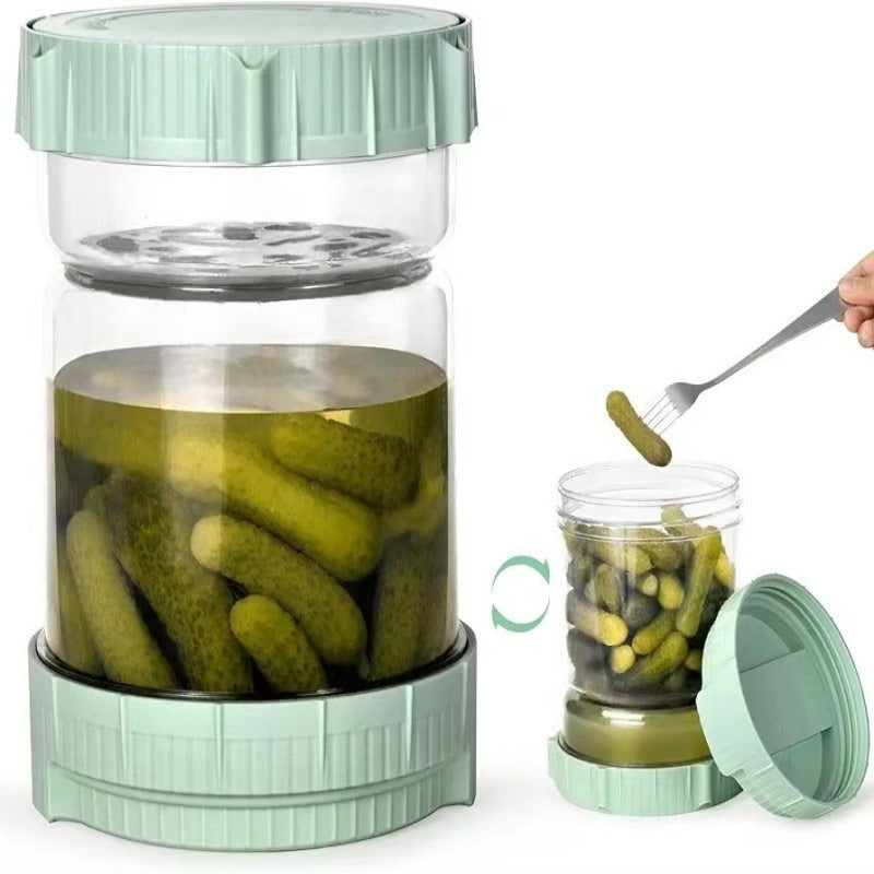 Hourglass Pickle Jar