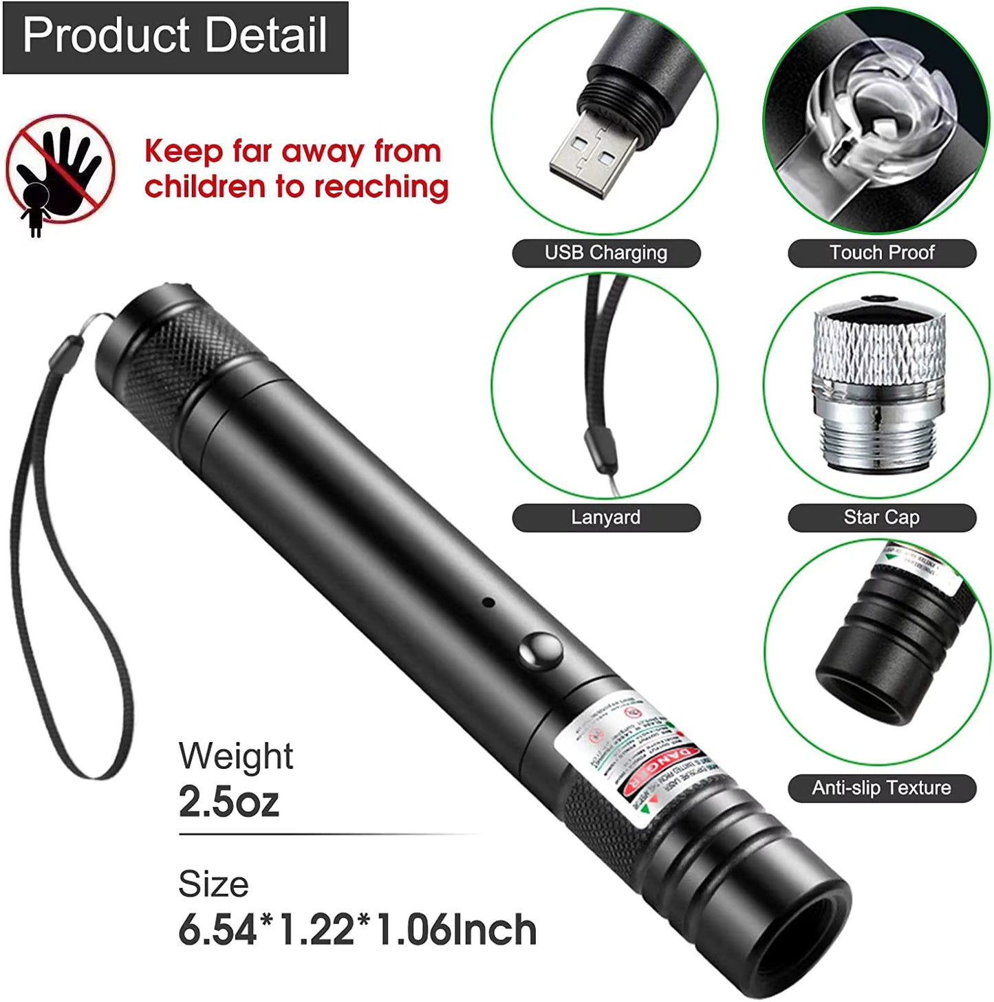 Rechargeable Laser Pointer