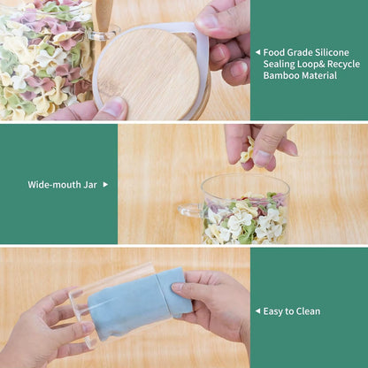 Set of 3 Jars and Spoons