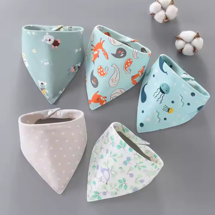 Bandana Bibs Pack Of 5