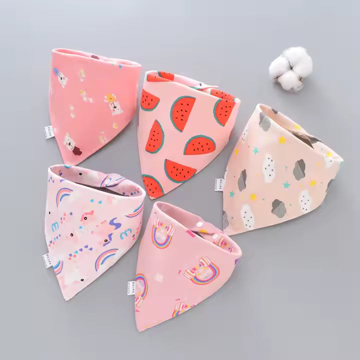 Bandana Bibs Pack Of 5