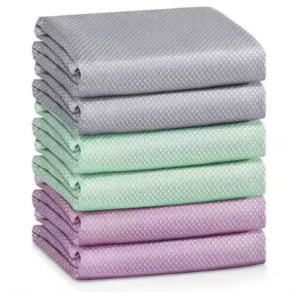 Micro Fibre Glass Cloths Pack of 3