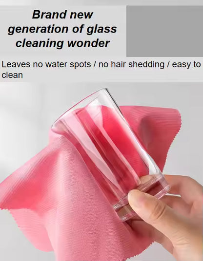 Micro Fibre Glass Cloths Pack of 3