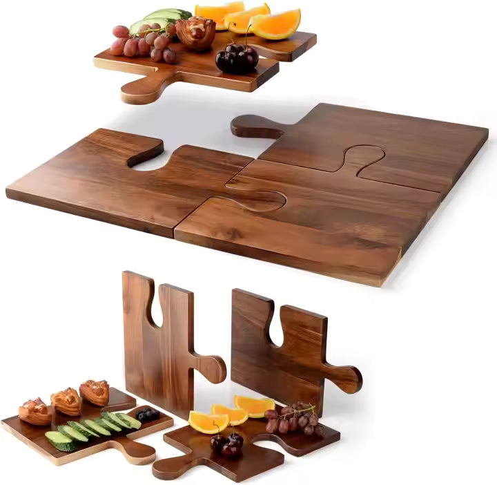 Puzzle Charcuterie Board Set